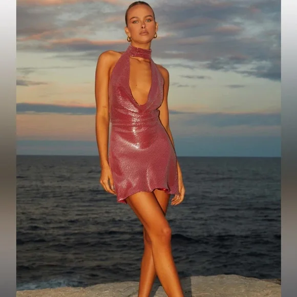 peppermayo sequin dress Sorority Rush | Vision Mini Dress peppermayo mini dress Vietta Sequin